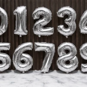 globo 32’ foil numero plata