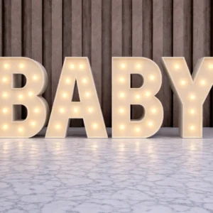 alquiler letras baby