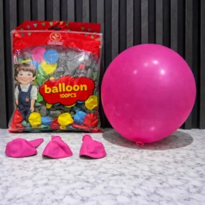 globo unidades fucsia fashion x 100 und