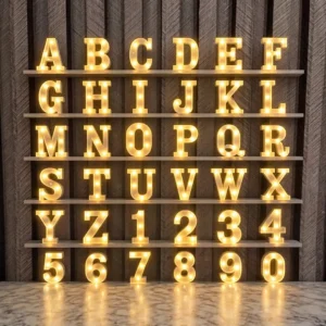letra de luz 16 cm
